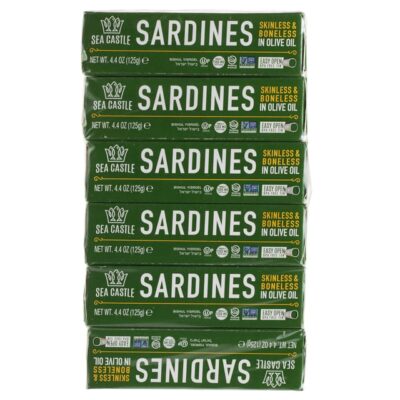 SEA CASTLE SARDINES IN OLIVE OIL