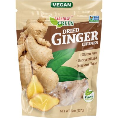 DRIED GINGER CHUNKS 32 OZ