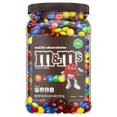 M+M JAR MILK CHOC 62OZ