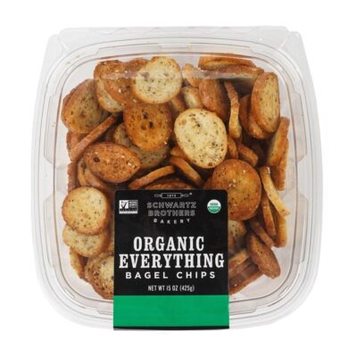 ORG EVYTHG BAGEL CHIP 15 OZ