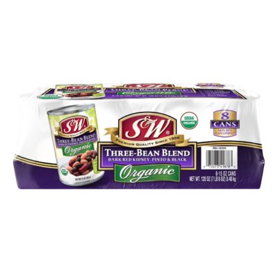 ORGANIC 3 BEAN BLEND 15OZ