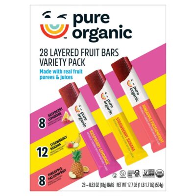 PURE ORGANICANIC FRT BAR 28 CT