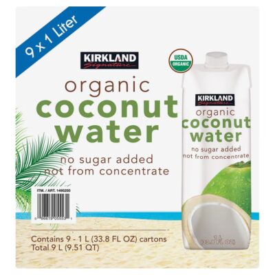 ORGANIC NO SUGAR COCO WATR 9-1L