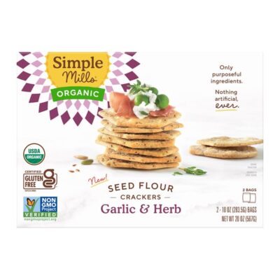 SIMPLE MILLS GARLIC/HERB