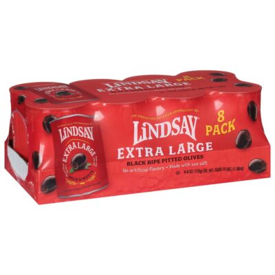LINDSAY PITTED OLIVES 6 OZ