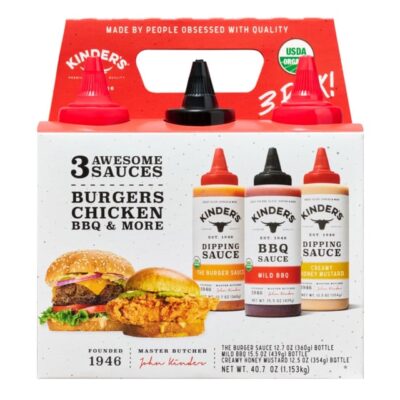ORGANIC KINDERS BBQ VTY 3PK