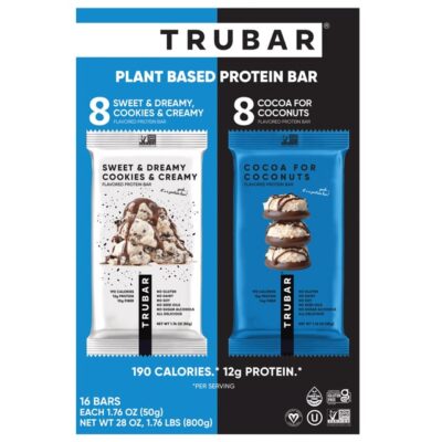 TRUBAR PROTEIN BAR VRTY