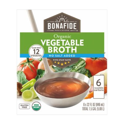ORGANIC VEGETABLE BROTH 32 OZ