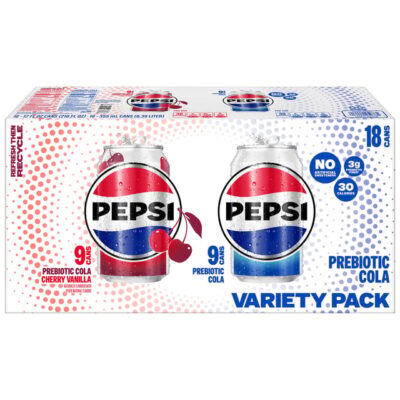PEPSI PREBIOTIC 18/12OZ