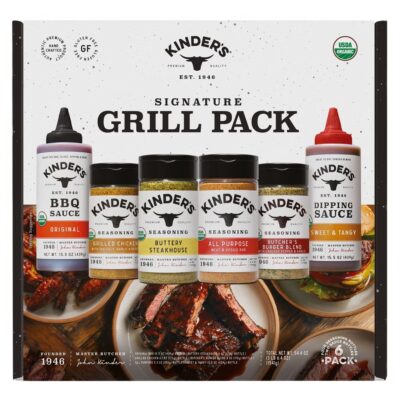 KINDERS GRILL PACK 6CT