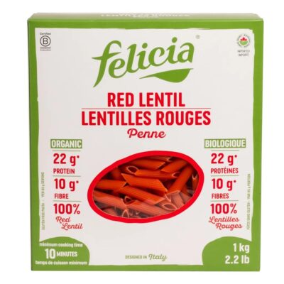 FELICIA RED LENTIL PENNE