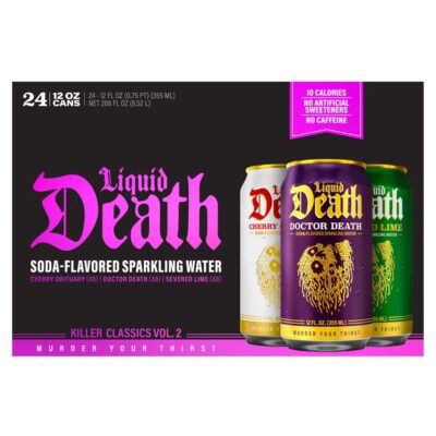 LIQUID DEATH VTY 24/12 OZ
