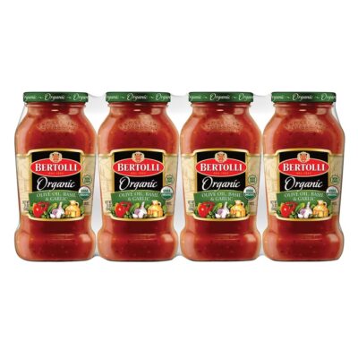 BERTOLLI ORGANIC SAUCES 4/24OZ