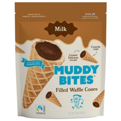MUDDY BITES MILK CHOC 16Z