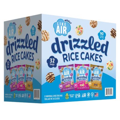 DRIZZLED RICE CAKES