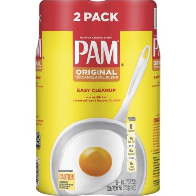 PAM SPRAY 2/12 OZ 2/400G