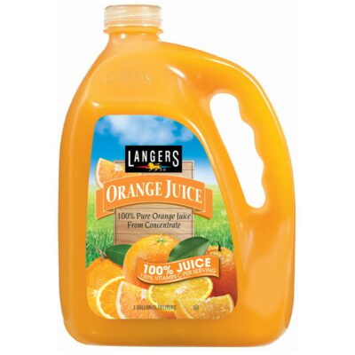 LANGER 100% ORANGE JUICE 128 OZ
