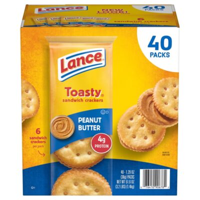 LANCE TOASTY PEANUT BUTTER CRACKER
