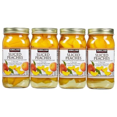 SLICED PEACHES 4/24OZ