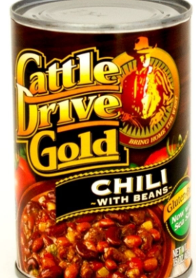 CATTLE DRIVE GOLD BEEF CHILI W BEANS - 15 OZ