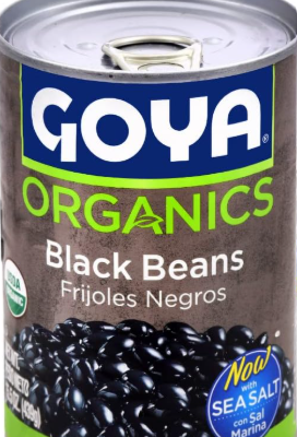 GOYA ORGANIC BLACK BEANS 15.5 OZ