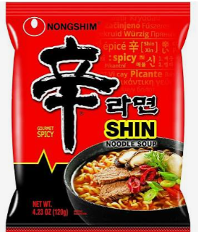 NONGSHIM SHIN RAMYUN SPICY NOODLE 4.25 OZ