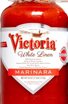 VICTORIA WHITE LINEN MARINARA SAUCE  40 OZ